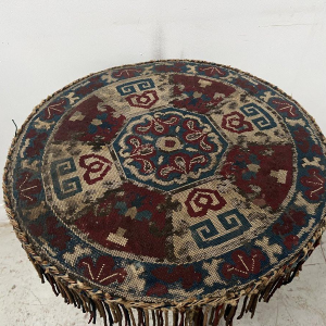 Napoleon III tilting pedestal table in blackened wood – 19th century