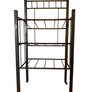 Art Deco brass magazine rack – 20th century