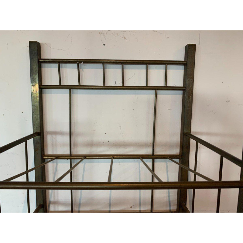 Art Deco brass magazine rack – 20th century