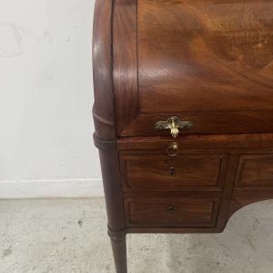 Mahoniehouten rolbureau in Lodewijk XVI-stijl – 19e eeuw