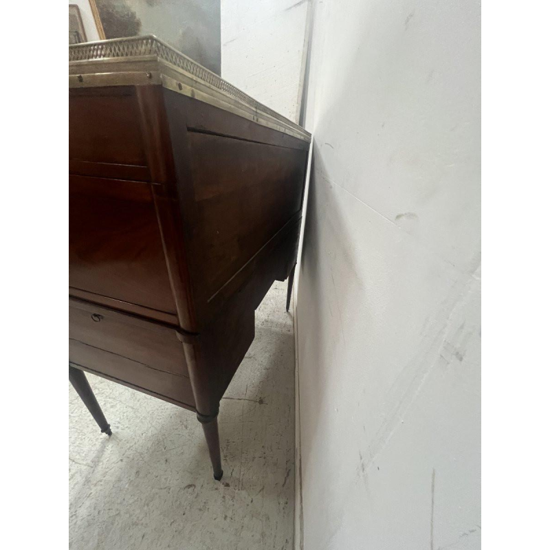 Mahoniehouten rolbureau in Lodewijk XVI-stijl – 19e eeuw