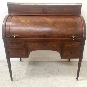 Mahoniehouten rolbureau in Lodewijk XVI-stijl – 19e eeuw