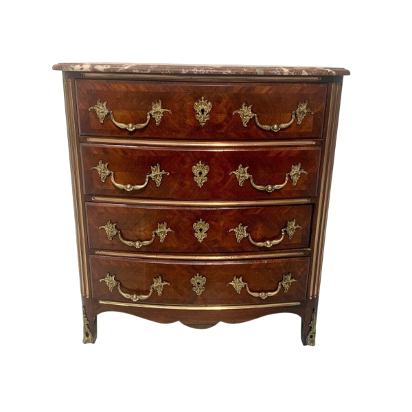Napoleon III style chest of drawers in rosewood and mahogany – 20th century