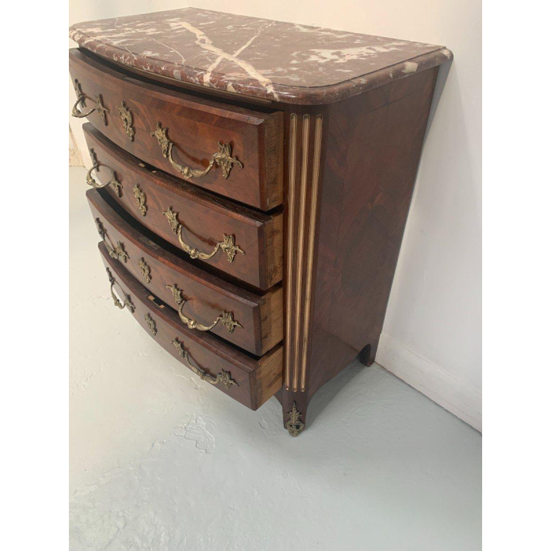 Commode in Napoleon III-stijl van palissander en mahoniehout – 20e eeuw