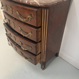 Napoleon III style chest of drawers in rosewood and mahogany – 20th century