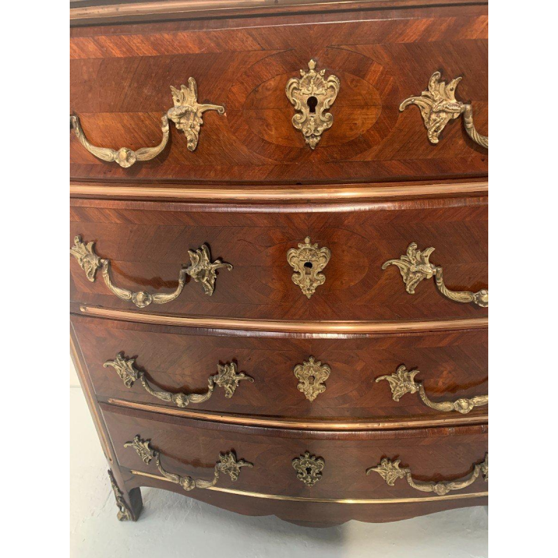 Commode in Napoleon III-stijl van palissander en mahoniehout – 20e eeuw