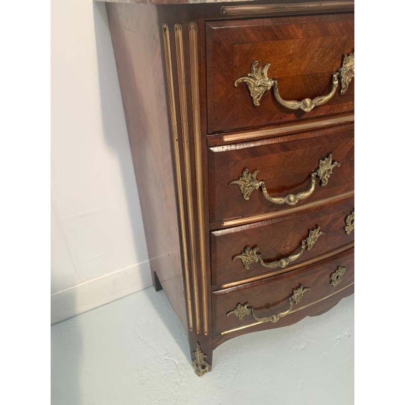 Commode in Napoleon III-stijl van palissander en mahoniehout – 20e eeuw