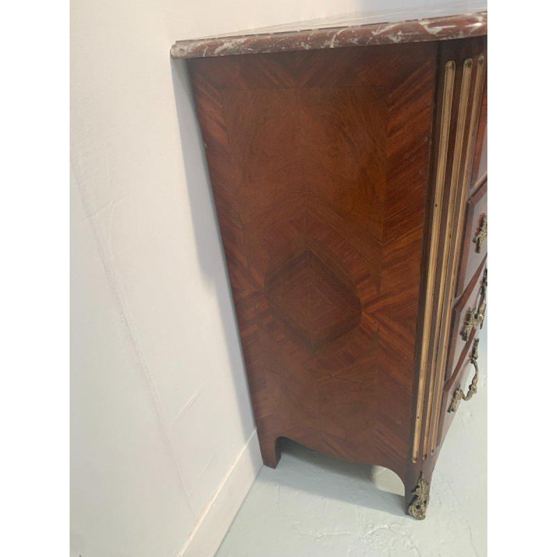 Commode in Napoleon III-stijl van palissander en mahoniehout – 20e eeuw