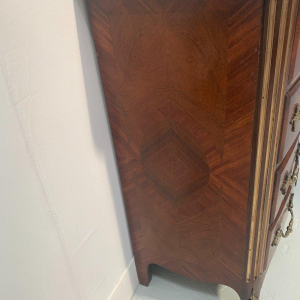 Napoleon III style chest of drawers in rosewood and mahogany – 20th century