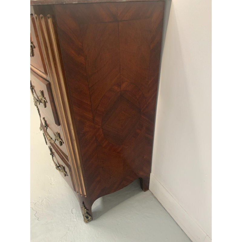 Napoleon III style chest of drawers in rosewood and mahogany – 20th century
