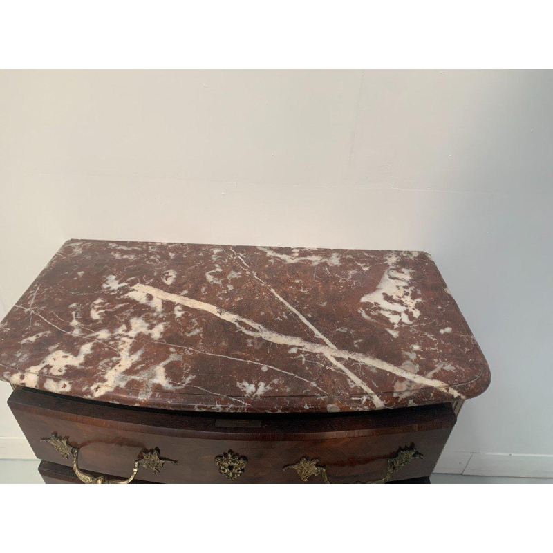 Commode de style Napoléon III en palissandre et acajou – XXᵉ siècle