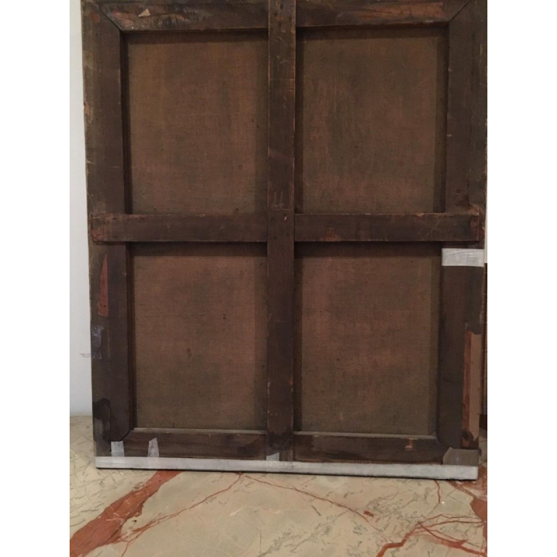 W. Wintz, pastel « Troupeau de vaches à l’étang », 1854