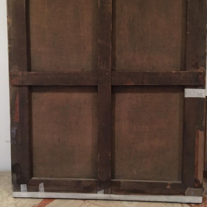 W. Wintz, pastel "Koeienkudde bij de vijver", 1854