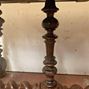 Louis XIII style carved walnut writing desk, 19th century