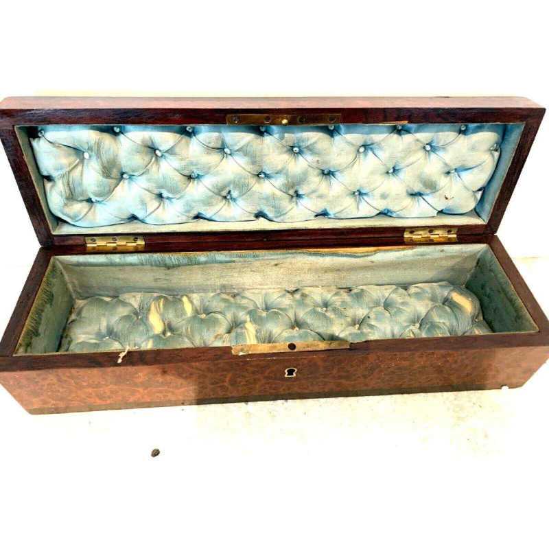 Napoleon III glove box in thuya burl and Boulle marquetry, 19th century