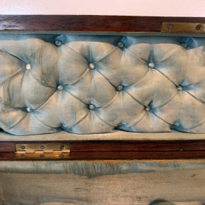 Handschoenkastje van Napoleon III, vervaardigd uit thuya-wortelhout en met Boulle-marqueterie, 19e eeuw.