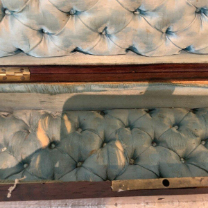 Handschoenkastje van Napoleon III, vervaardigd uit thuya-wortelhout en met Boulle-marqueterie, 19e eeuw.