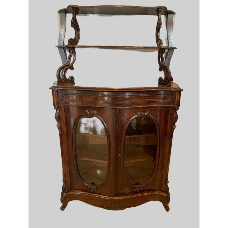 Dressoir van mahoniehout en fineer van Louis-Philippe, 19e eeuw.