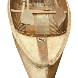 Antieke mahoniehouten kano, circa 1920