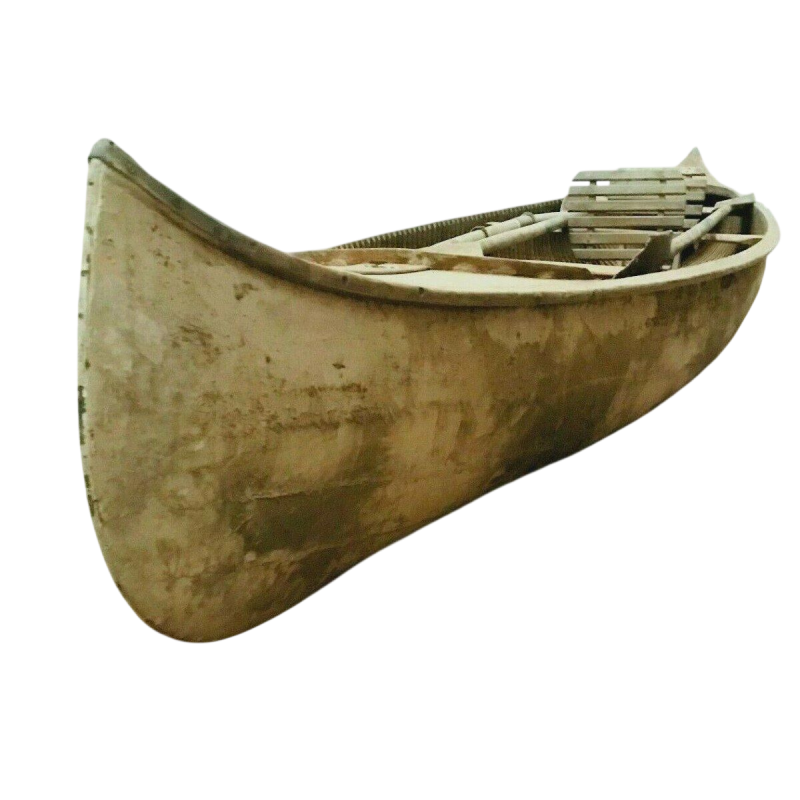Antique mahogany canoe, circa 1920