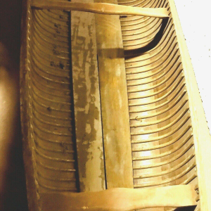 Antique mahogany canoe, circa 1920