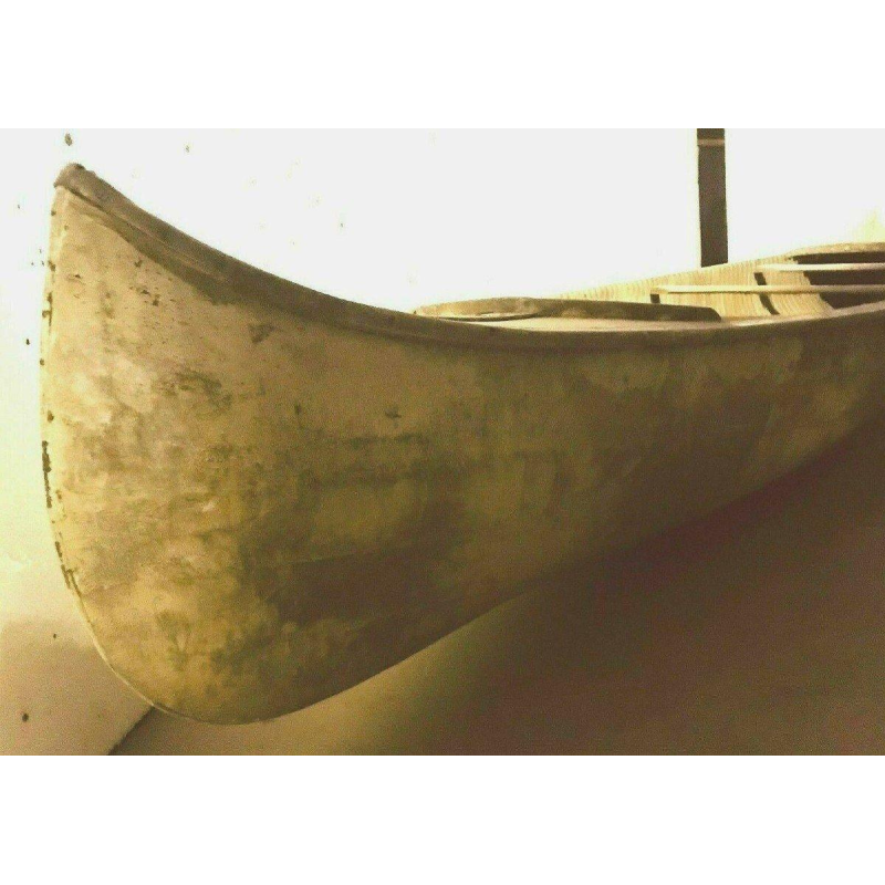 Antique mahogany canoe, circa 1920