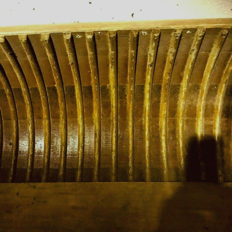 Canoé ancien en acajou, vers 1920