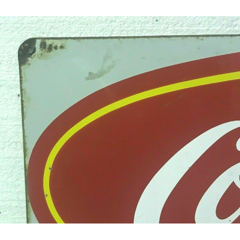 Plaque émaillée « Buvez Coca-Cola » XXᵉ siècle