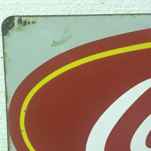 Emaille bord "Drink Coca-Cola" 20e eeuw