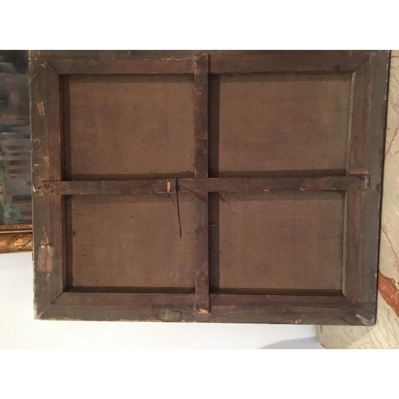 A. Rolland, pastel « Troupeau de vaches à l’étang », 1850