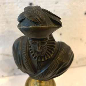 Paire de bustes Napoléon III « Henri IV et le duc de Sully » bronze ciselé, XIXᵉ siècle