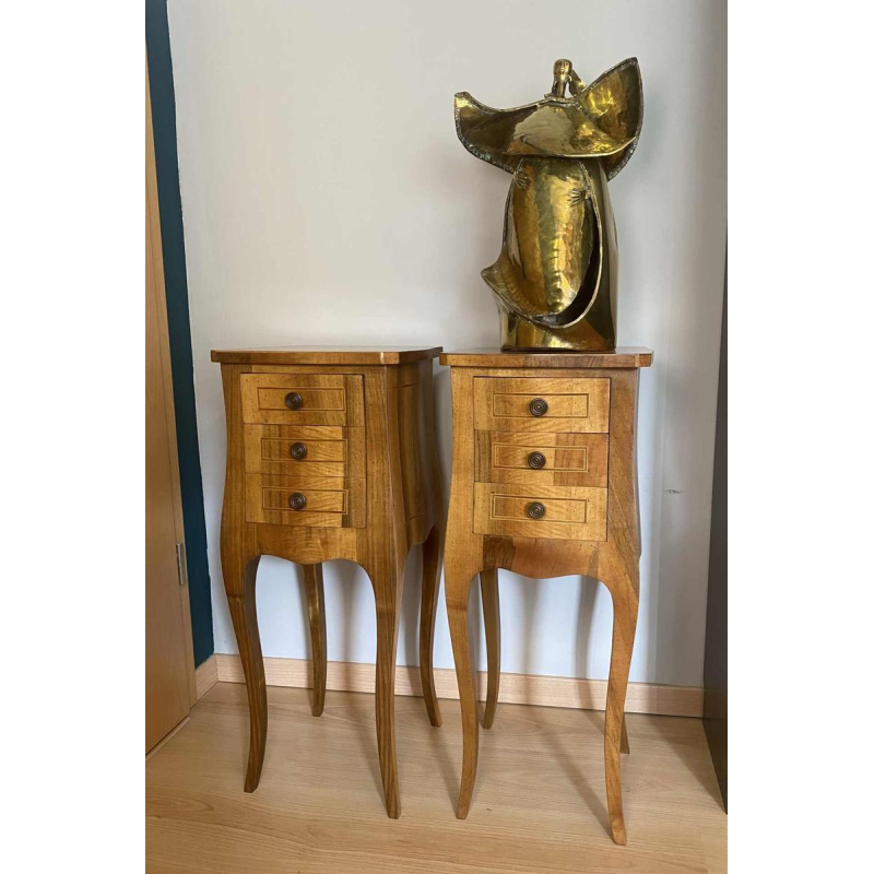 Pair of fine Louis XV style side tables