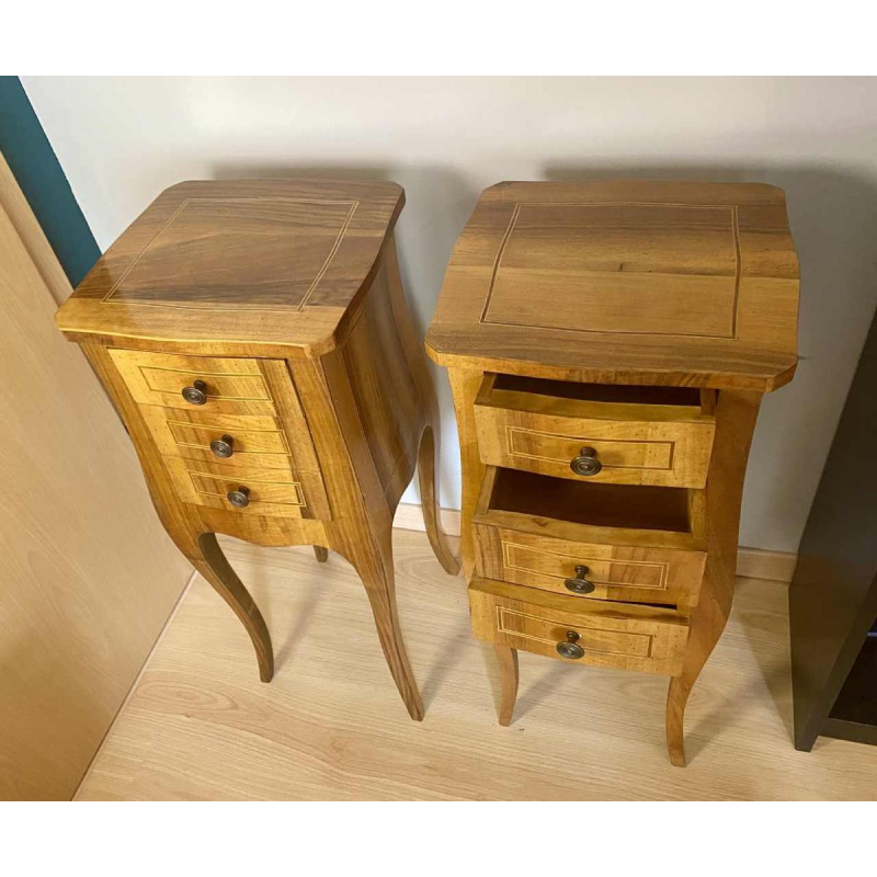 Pair of fine Louis XV style side tables