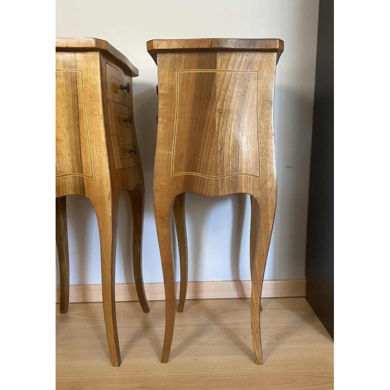 Pair of fine Louis XV style side tables