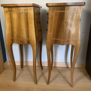 Pair of fine Louis XV style side tables
