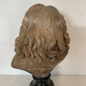 Rousseau Théophile, buste d’une jeune fille en terre cuite, XXᵉ siècle