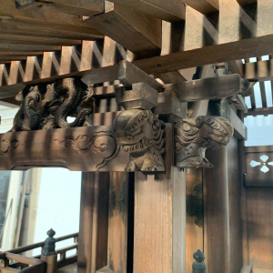 Monumentaal model, Japanse houten tempel, Shinto-sjamanistische architectuur, 20e eeuw