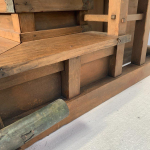 Maquette monumentale, Temple japonais en bois, architecture shinto chamaniste, XXᵉ siècle