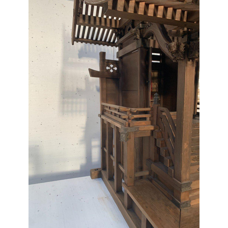 Monumentaal model, Japanse houten tempel, Shinto-sjamanistische architectuur, 20e eeuw