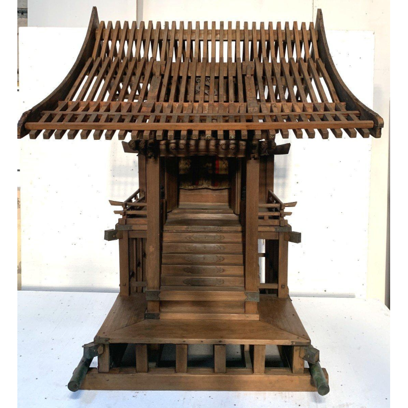 Monumentaal model, Japanse houten tempel, Shinto-sjamanistische architectuur, 20e eeuw