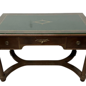Empire style desk in mahogany and veneer, 20th century