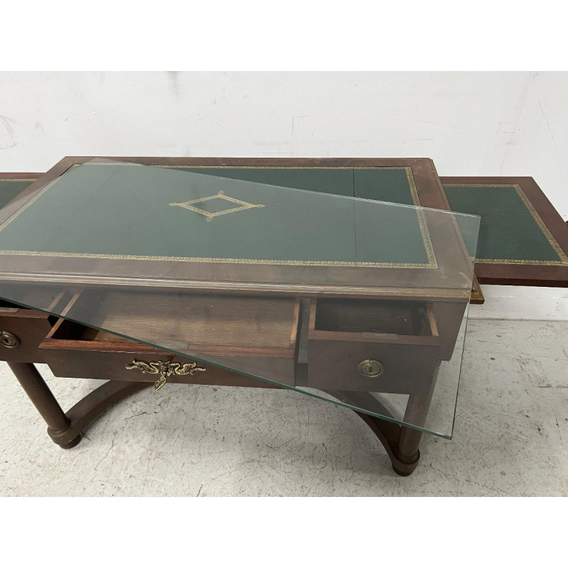 Bureau in Empire-stijl van mahoniehout en fineer, 20e eeuw.