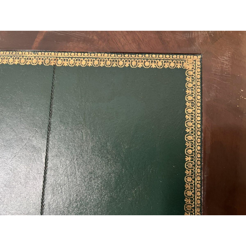 Empire style desk in mahogany and veneer, 20th century