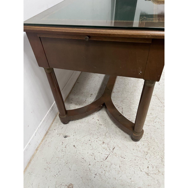 Empire style desk in mahogany and veneer, 20th century