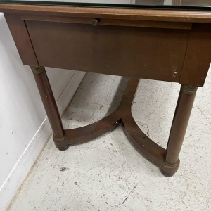 Bureau in Empire-stijl van mahoniehout en fineer, 20e eeuw.