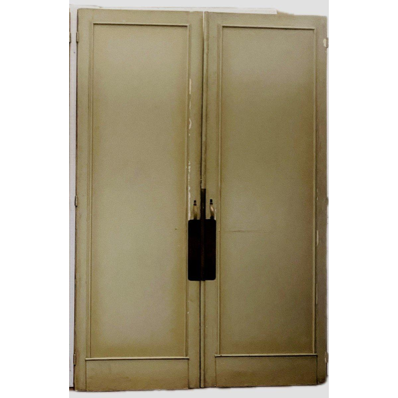 Set of four solid fir passage doors, 19th century