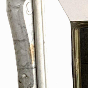 Cheminée de style Louis XV en marbre blanc de Carrare, XIX siècle