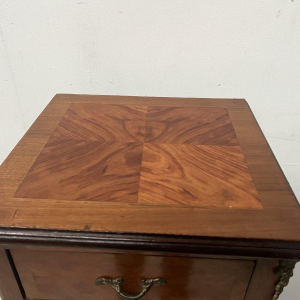 Louis XV style seven-day chest in rosewood veneer, 20th century