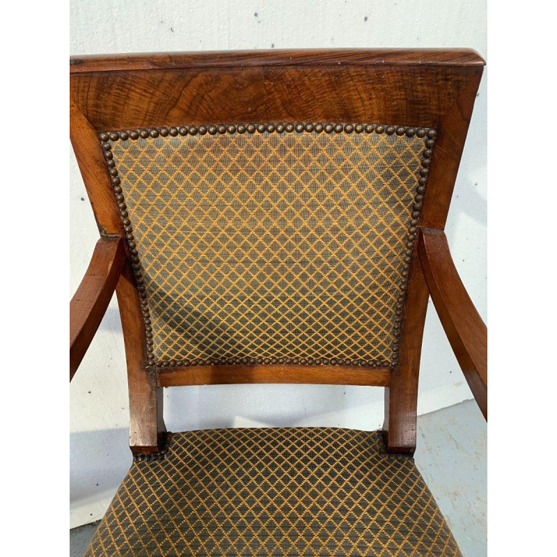 Set of six Restoration-style mahogany armchairs, 19th century