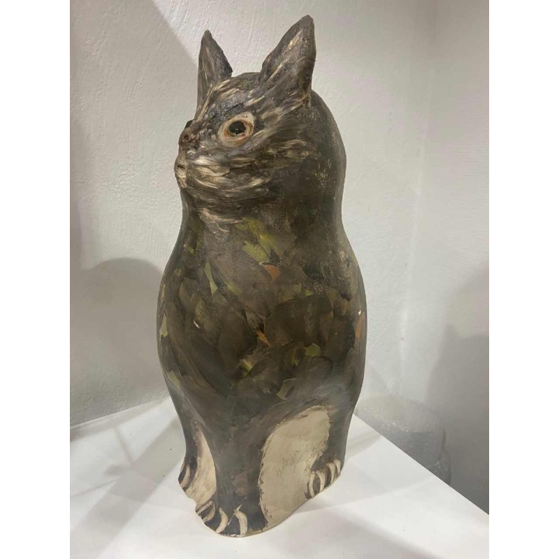 Jules AGARD (1905-1986) - Céramiste de PICASSO pendant 22 ans - Chat Chouette